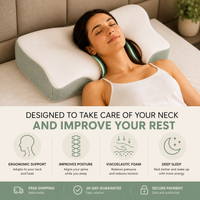 Zyveno Pillow — Ergonomic Memory Foam Pillow
